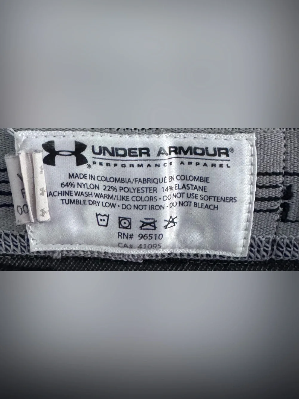 Under Armor Men’s Camouflage Long  John Leggings, Size XL